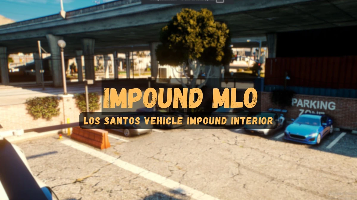 Impound MLO FiveM | Los Santos Vehicle Impound Interior